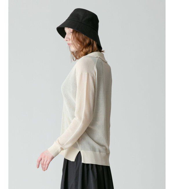 allureville「シアーカノコスキッパーネック プルオーバー」|ニット・セーター|