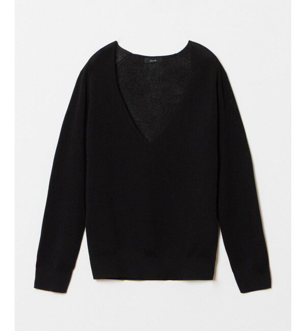 allureville「ディープV ネックレイヤードプルオーバー」|ニット・セーター|