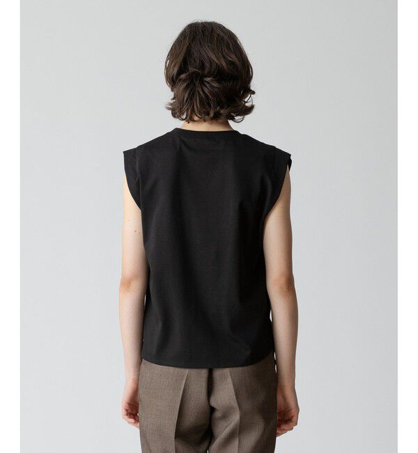 allureville「強撚天竺タックトップス」|Tシャツ・カットソー|