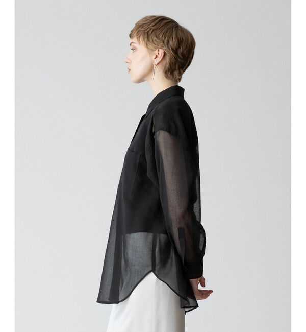 allureville「◇ オーガンジーシアーシャツ 」|シャツ・ブラウス|