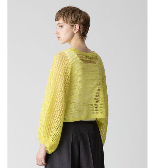 allureville「ドライモヘヤメッシュプルオーバー」|ニット・セーター|