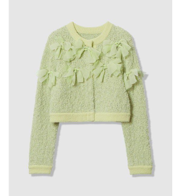 LOULOU WILLOUGHBY「【LOULOU WILLOUGHBY】ペタルパピヨンカーディガン」|カーディガン|