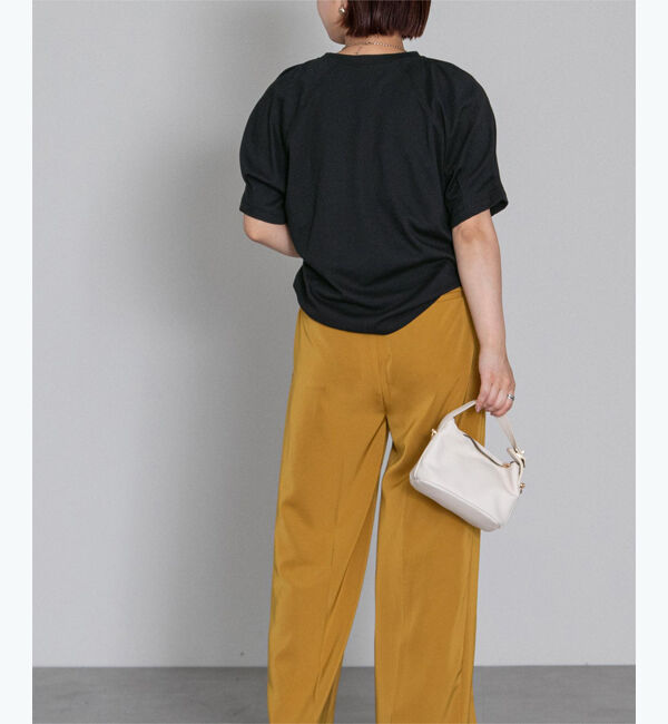 ur's「汗染み防止タックボリュームスリーブTシャツ」|Tシャツ・カットソー|