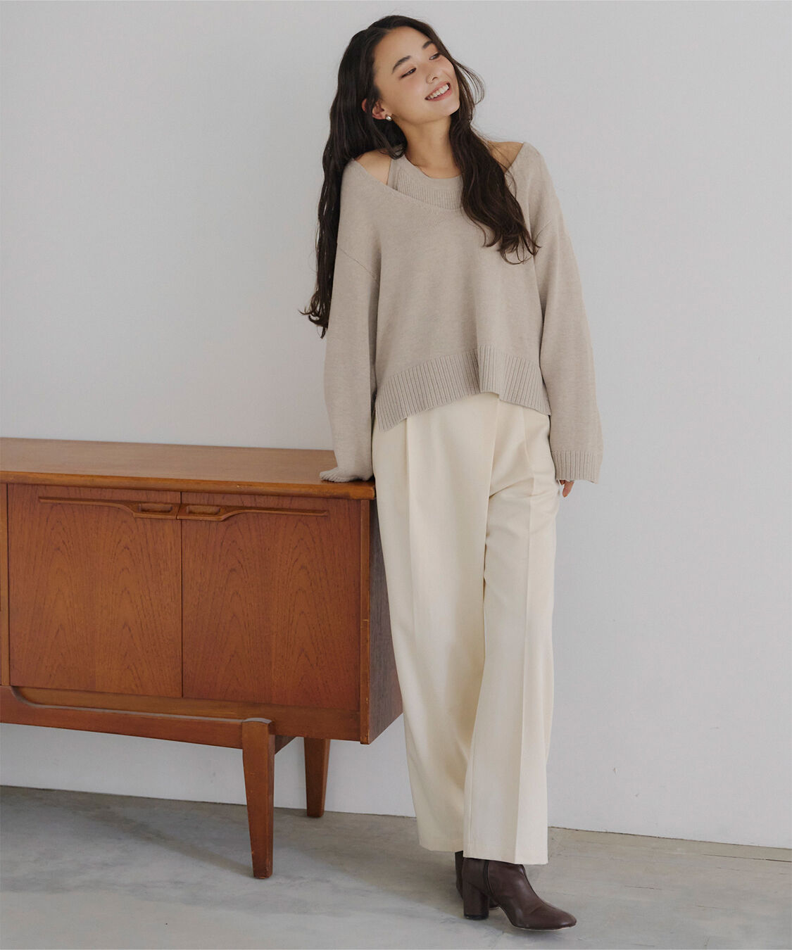 titivate「レイヤードニット」|ニット・セーター|