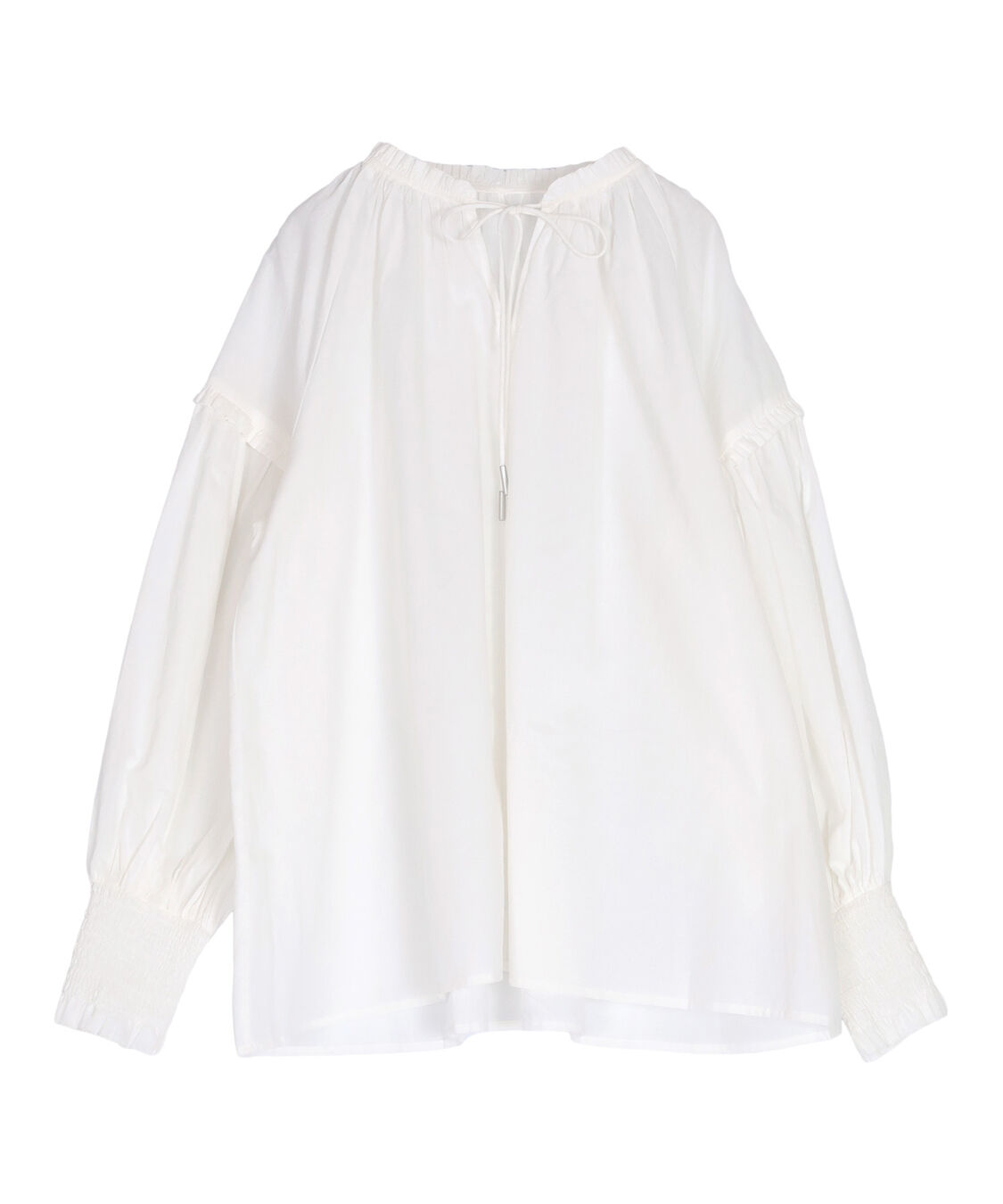 titivate「ギャザーリボンボイルブラウス」|シャツ・ブラウス|