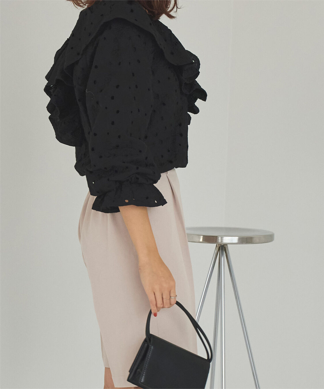titivate「コットンレースフリルブラウス」|シャツ・ブラウス|