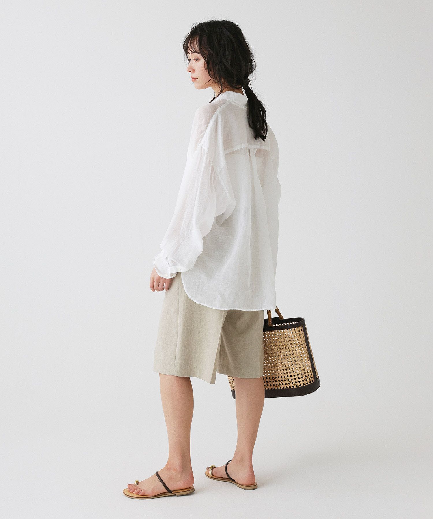 BABYLONE「ラミーシアーカシュクールシャツ」|シャツ・ブラウス|