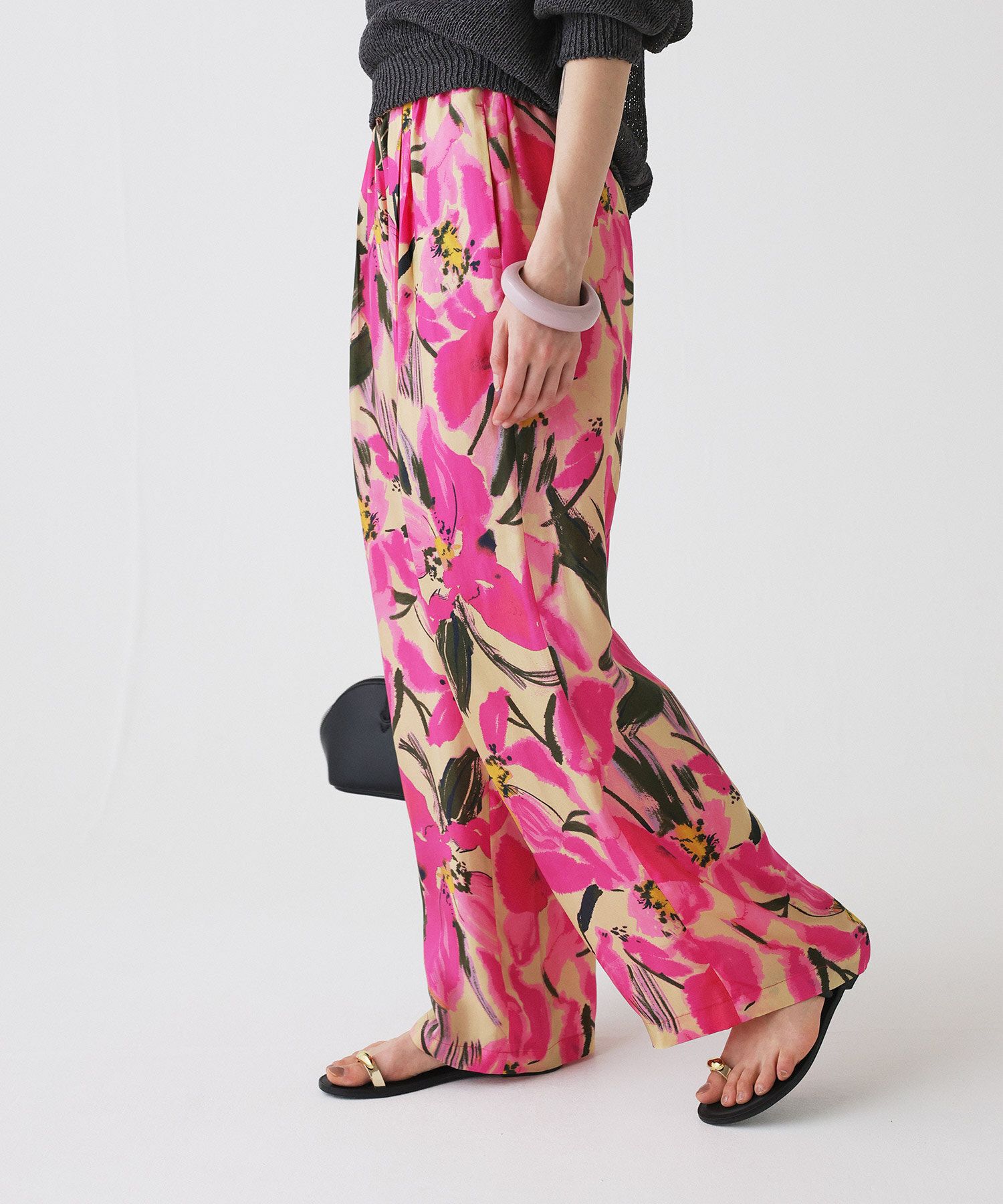 BABYLONE「ハナガライージースラックス」|スラックス|