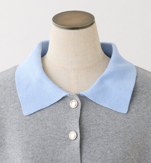  「配色襟付きニット」|ニット・セーター|