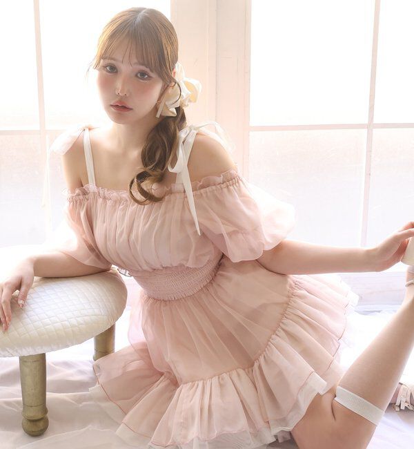  「半袖愛されメロチュニック」|シャツ・ブラウス|