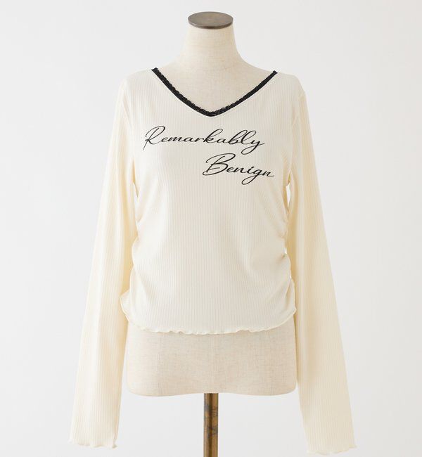  「ロゴテレコトップス」|プルオーバー|