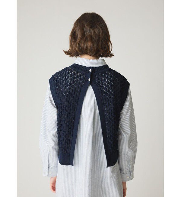 MidiUmi「MidiUmi メッシュニットベスト」|ベスト・ジレ|