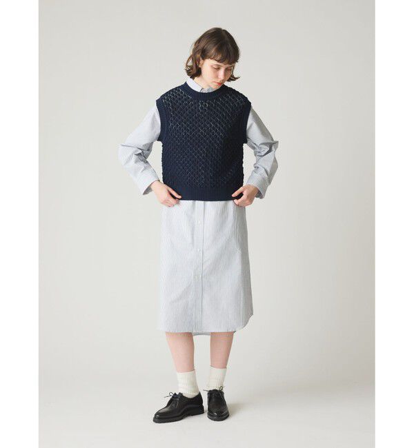 MidiUmi「MidiUmi メッシュニットベスト」|ベスト・ジレ|