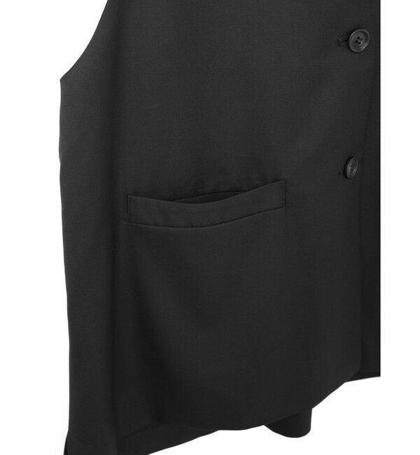 mizuiro ind「mizuiro ind ディープVネックワイドベスト」|ベスト・ジレ|