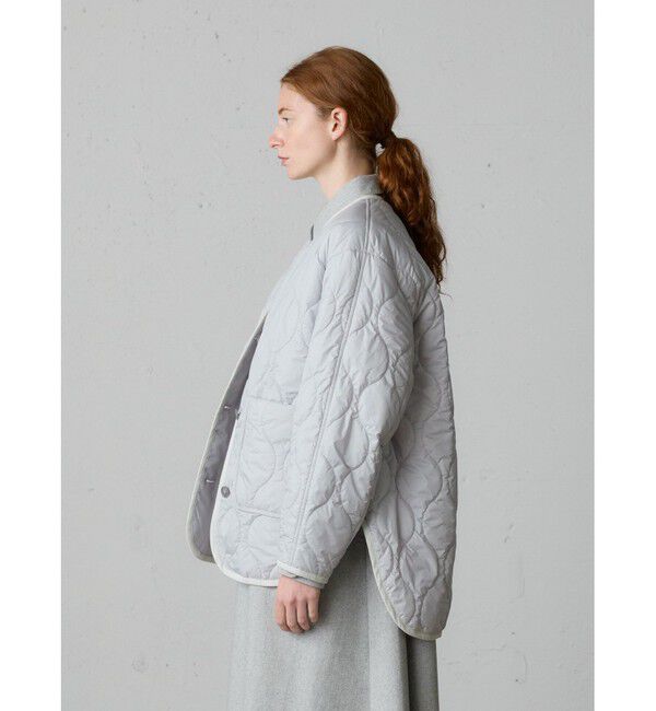 MidiUmi「MidiUmi キルティングコクーンスリーブジャケット」|テーラードジャケット|