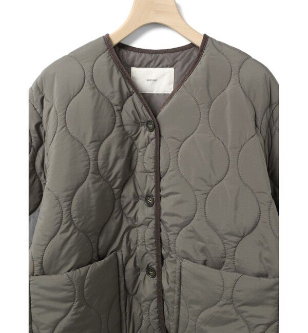 MidiUmi「MidiUmi キルティングコクーンスリーブジャケット」|テーラードジャケット|