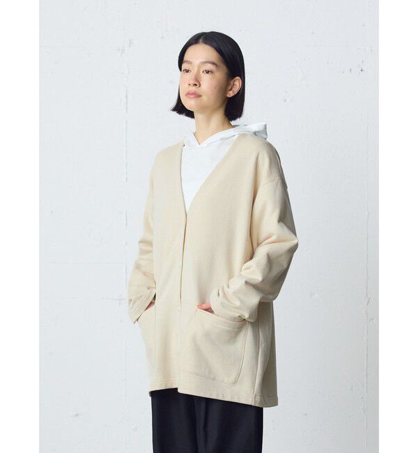 MidiUmi「MidiUmi HOMEスウェットワイドカーディガン」|カーディガン|