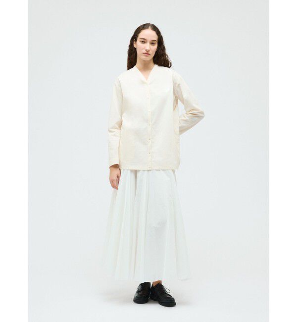 mizuiro ind「mizuiro ind シャツカーディガン」|カーディガン|