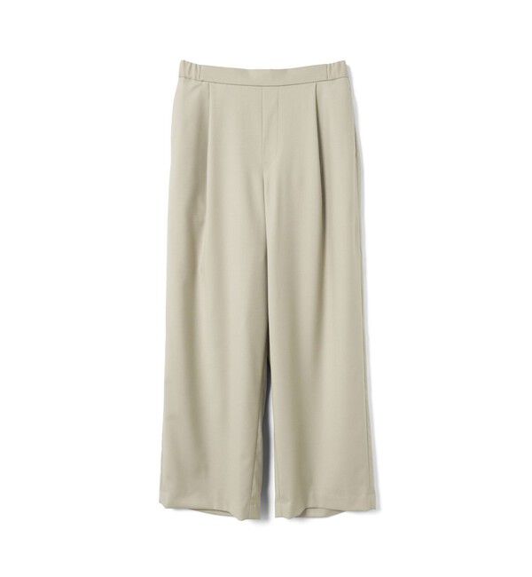 mizuiro ind「mizuiro ind ツータックスラックス」|その他|ベージュ