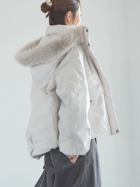 Te chichi「【宮本茉由着用】フードショートダウンジャケット」|その他|