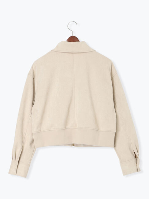 Te chichi「スウェードジップブルゾン」|ブルゾン・スタジャン|