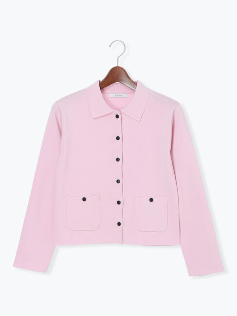 Te chichi「総針衿付きジャケットカーディガン《2026 spring catalog item》」|カーディガン|