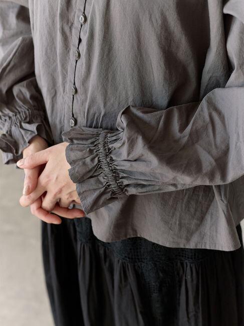 Samansa Mos2「【Cross&times;Staff】レース襟付きブラウス」|シャツ・ブラウス|