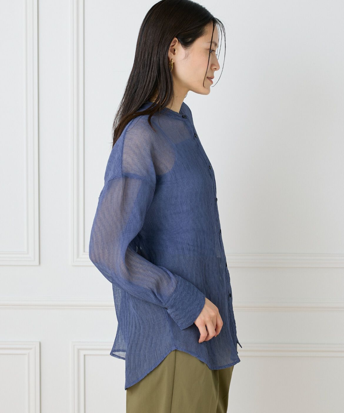 DAY by DAY it&rsquo;s international「シアー楊柳オーバーサイズシャツ」|シャツ・ブラウス|