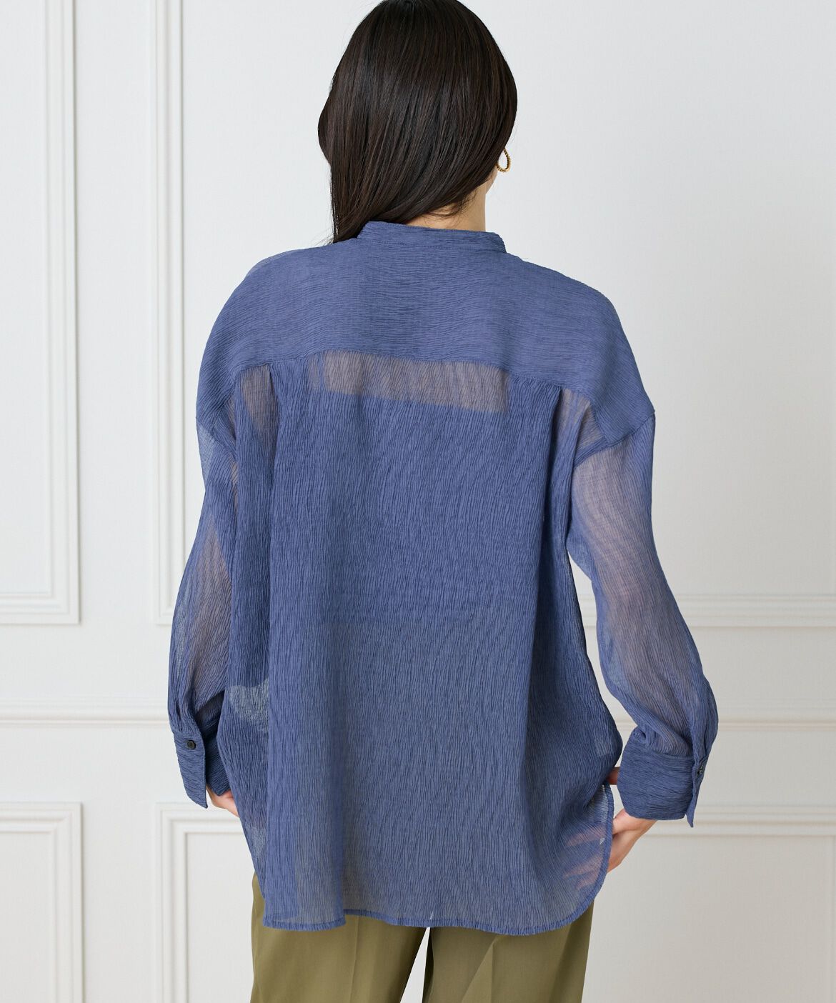 DAY by DAY it&rsquo;s international「シアー楊柳オーバーサイズシャツ」|シャツ・ブラウス|