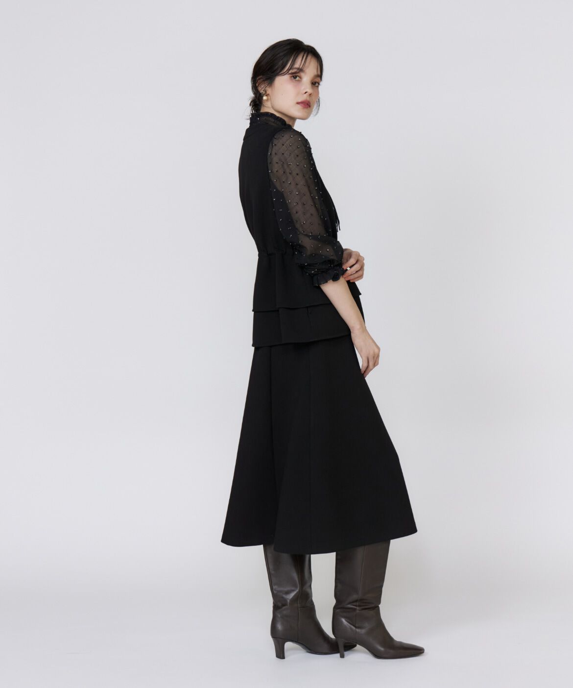 Maglie le cassetto「《美人百花9月号掲載》《ﾌﾗﾝﾄﾞﾙ45周年限定ｺﾚｸｼｮﾝ》ﾍﾟﾌﾟ 」|ダウンベスト・ベスト|