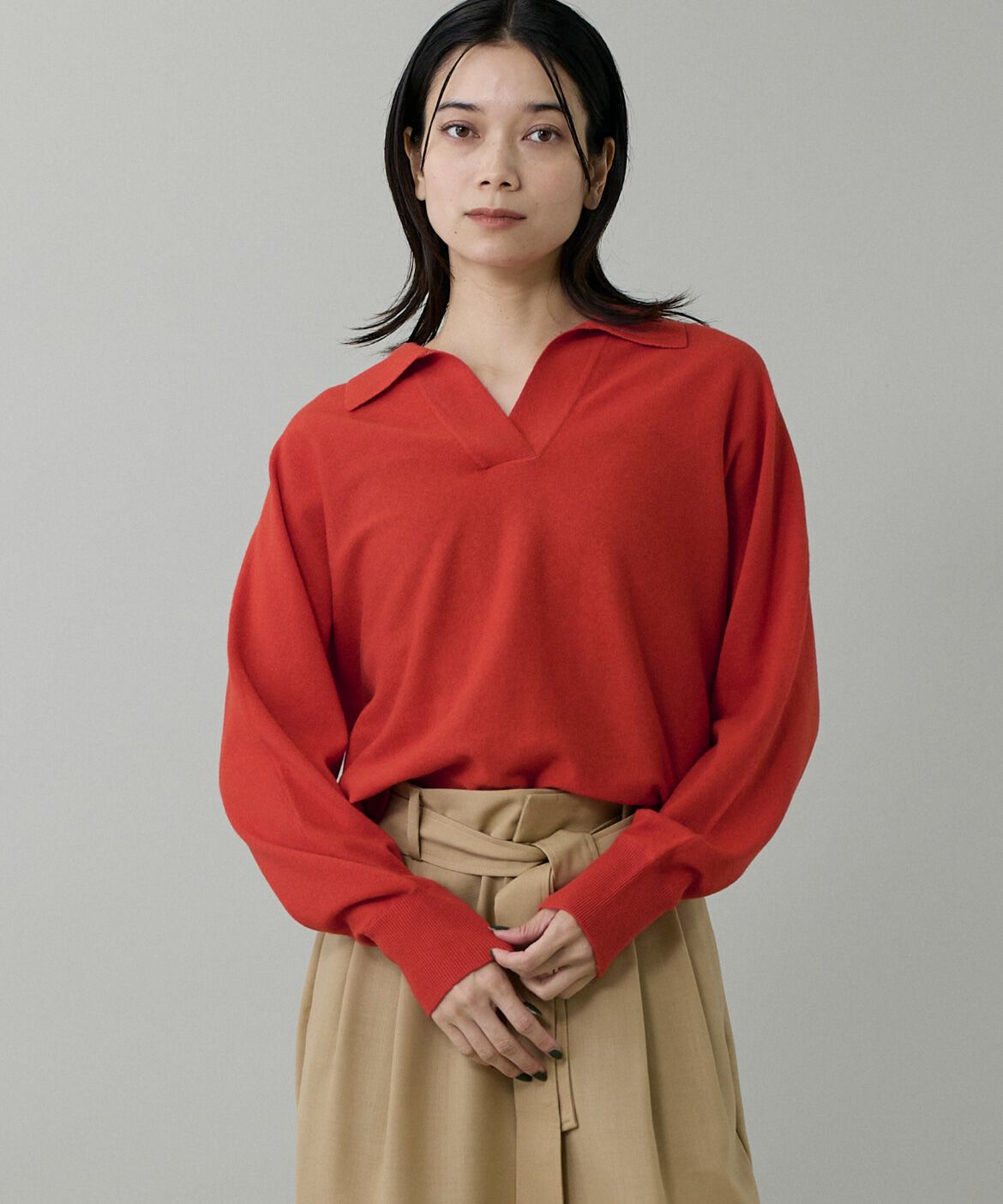 INED「ポロ衿ドルマンニット　」|ニット・セーター|シュイロ7