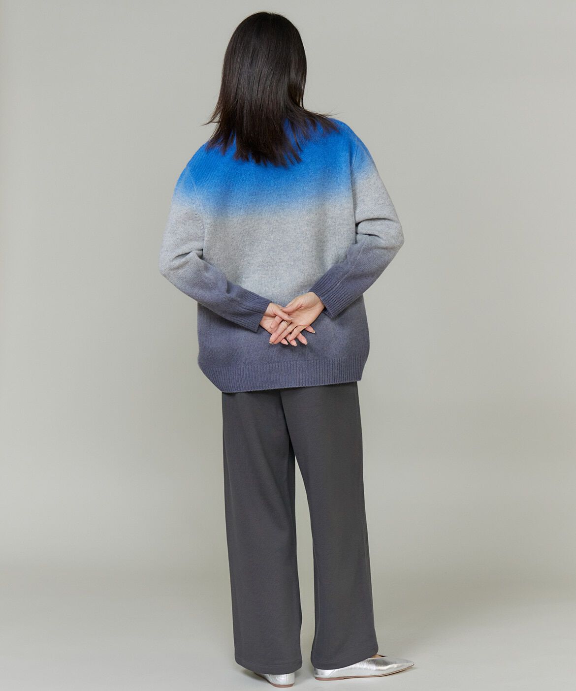 INED「グラデーションニットプルオーバー《YVON》」|ニット・セーター|