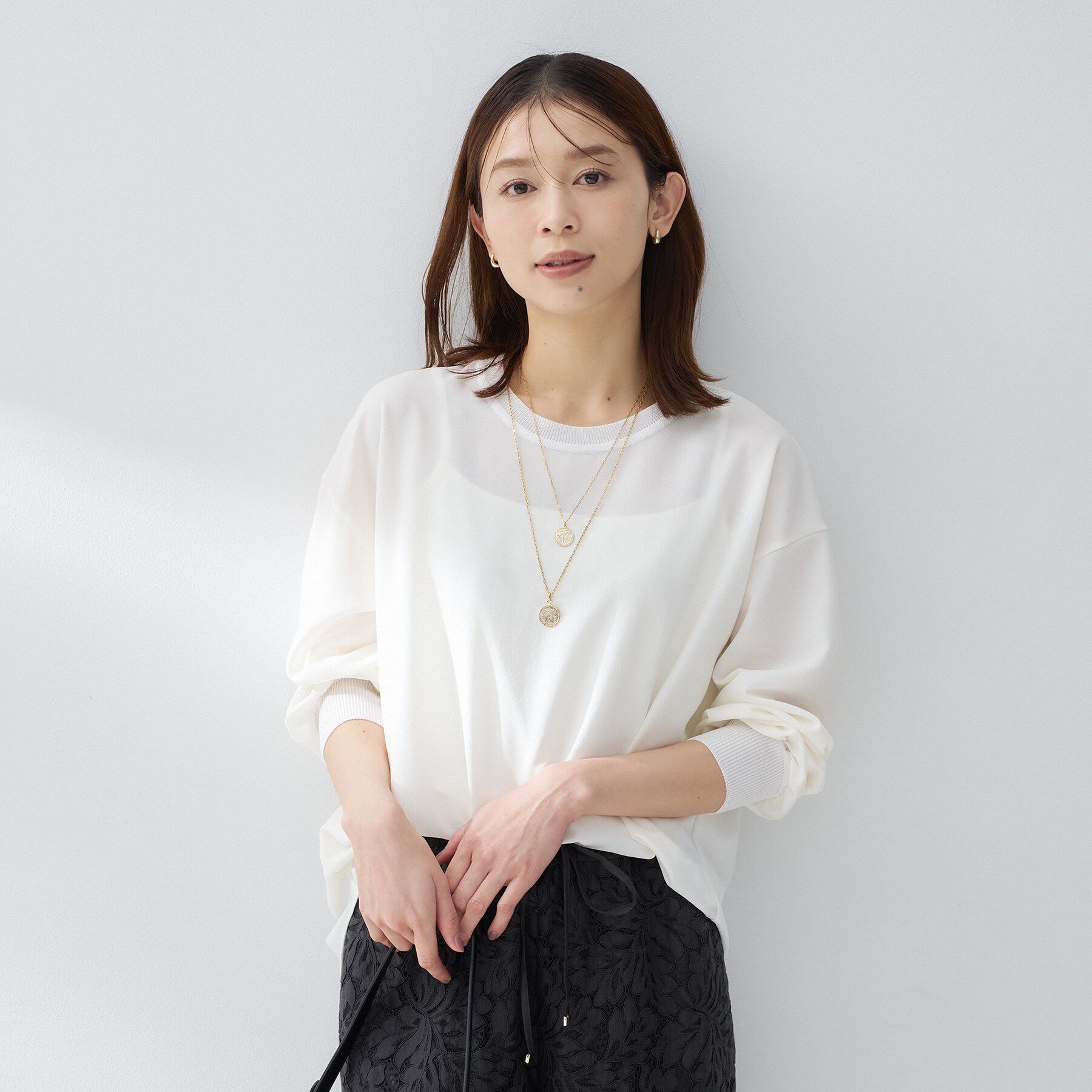 UNTITLED「リッチジョーゼットブラウス」|シャツ・ブラウス|
