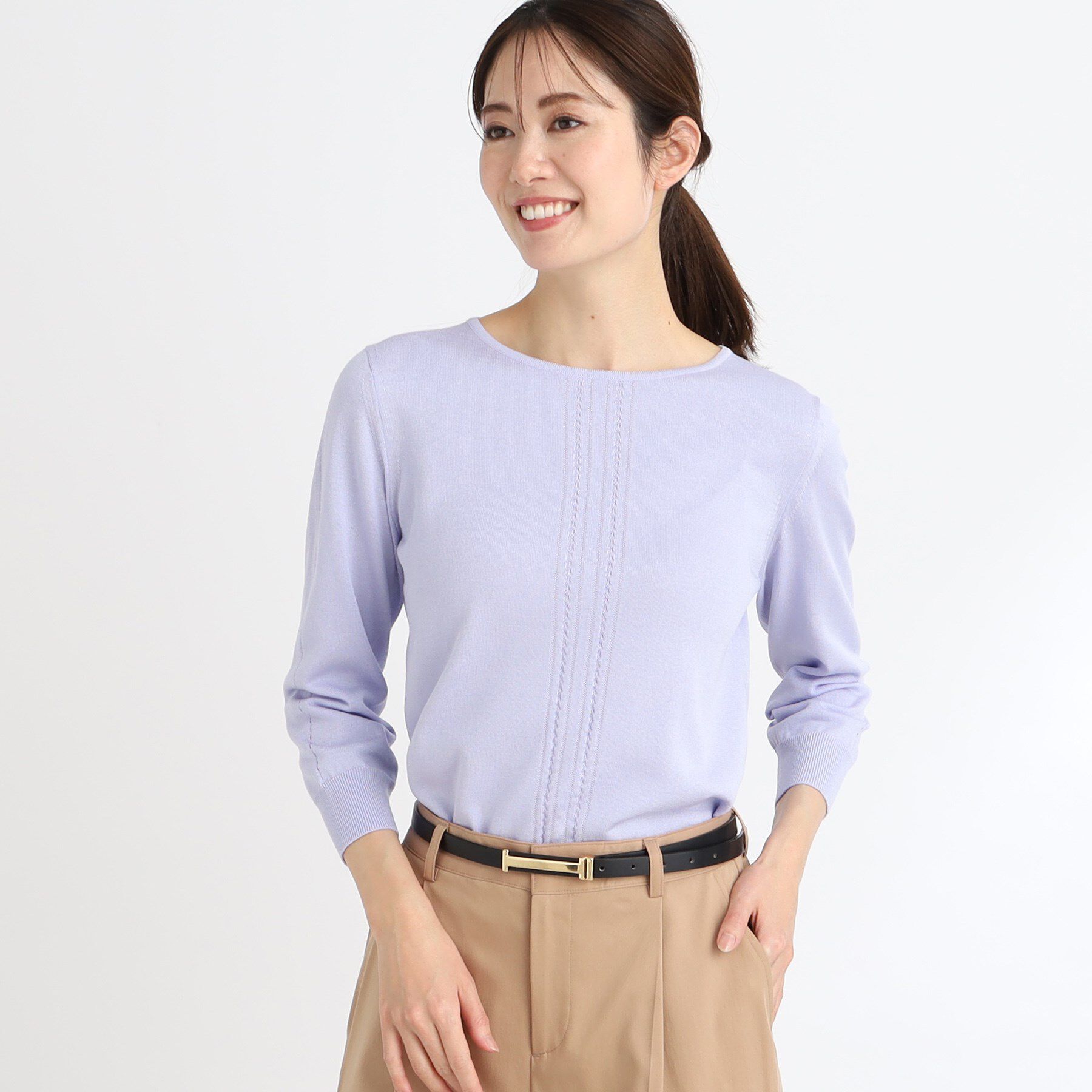 Reflect「【夏SALE／WEB限定カラーあり／アンサンブル可】プルオーバーニット」|ニット・セーター|