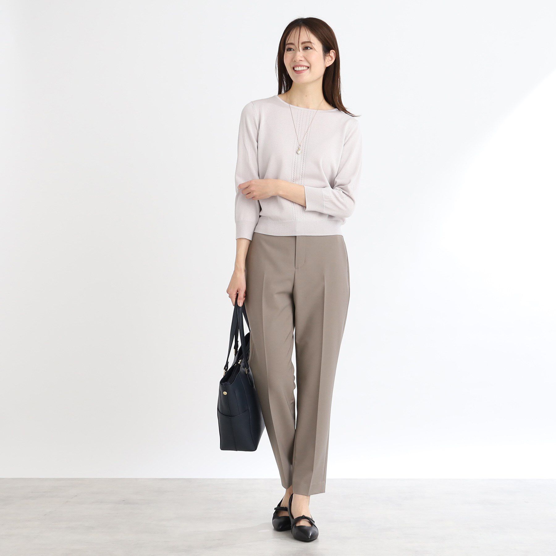 Reflect「【WEB限定カラーあり／私のパンツ／手洗い可】ストレッチテーパードパンツ」|その他|