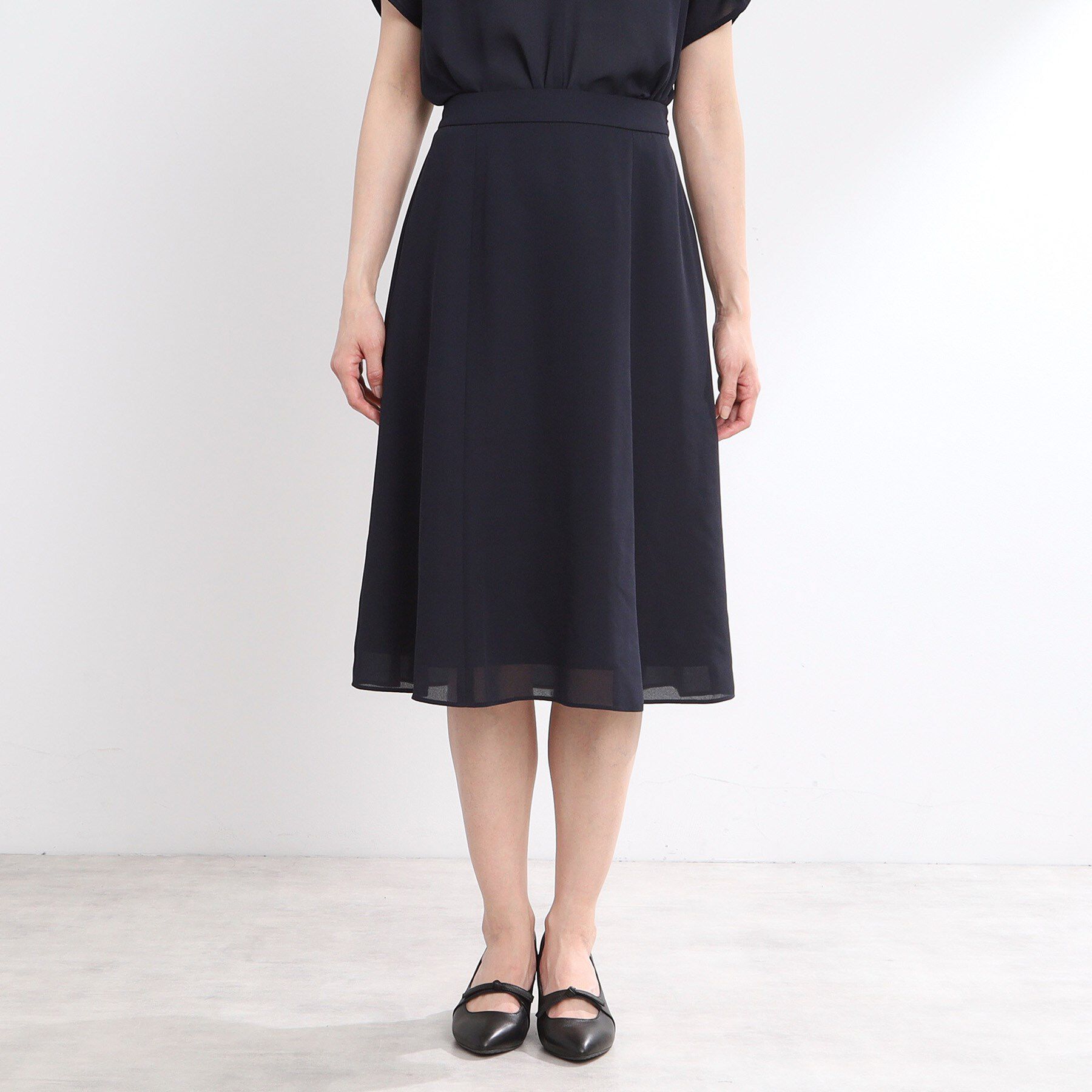 Reflect「【夏SALE／マシンウォッシュ可／セットアップ可】Aラインスカート」|スカート|