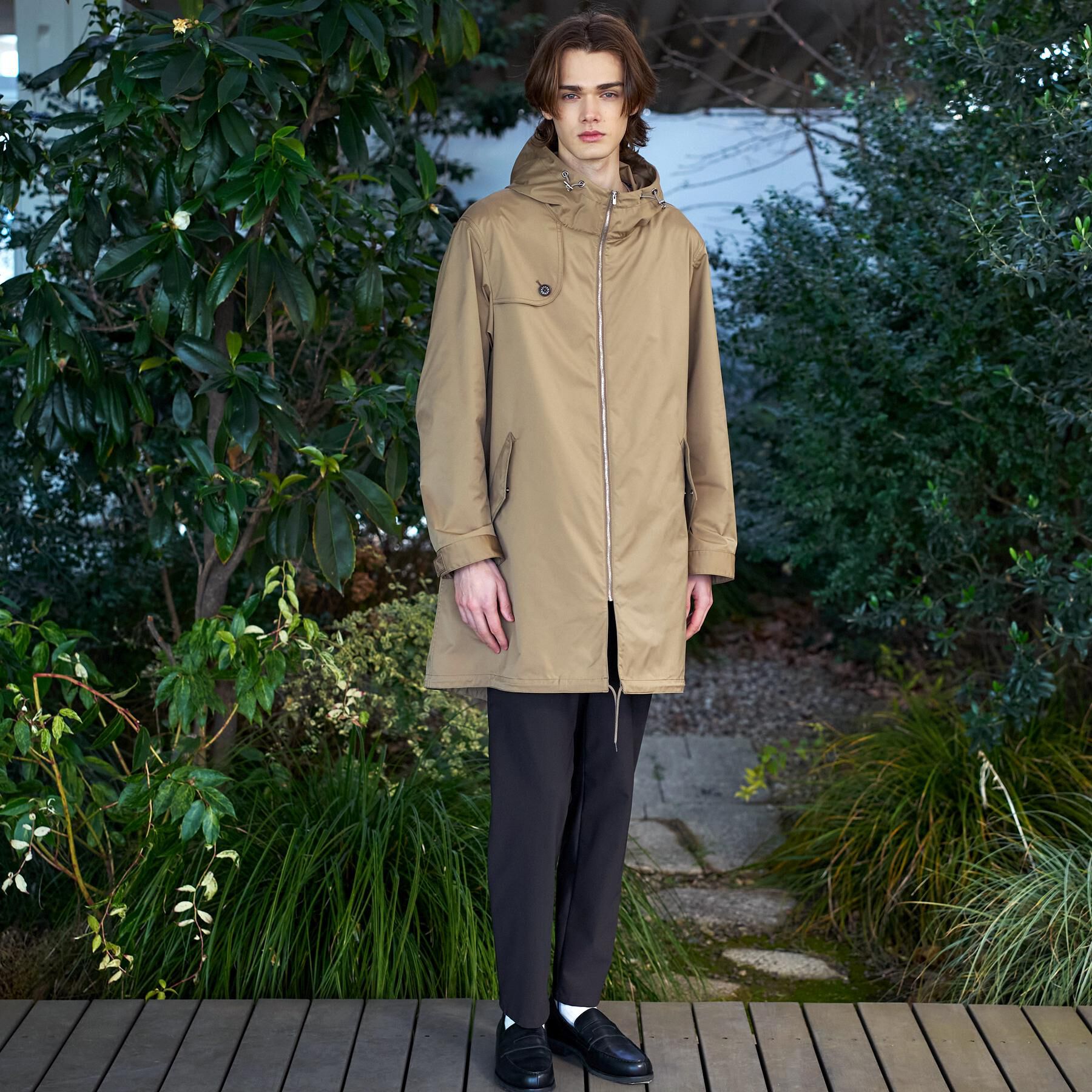 DRESSTERIOR「【撥水素材】レインプルーフ フーデッドコート」|その他|