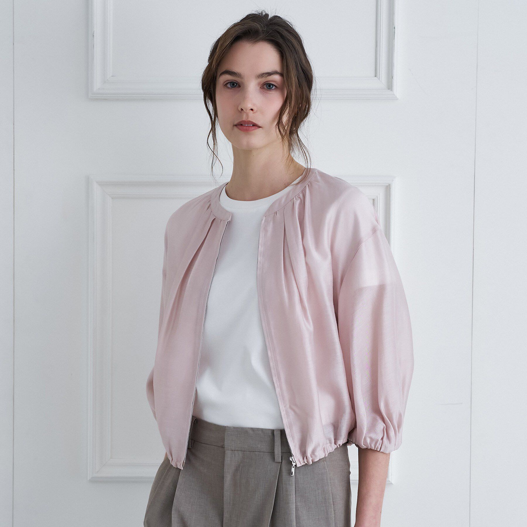 DRESSTERIOR「ウォッシャブルシアードロストブルゾン」|ブルゾン・スタジャン|