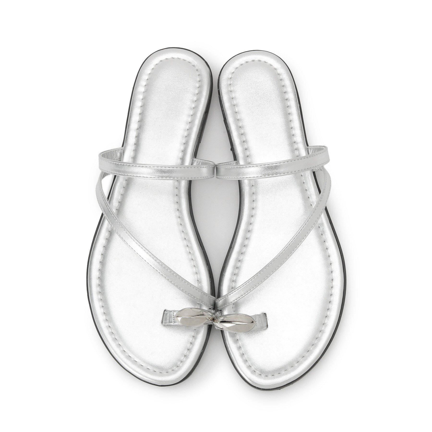 grove「メタルサムリングフラットサンダル」|サンダル|