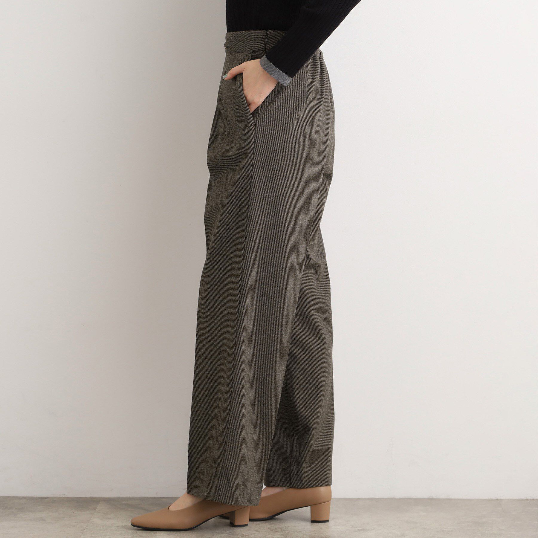 grove「フロントビットカルゼワイドパンツ」|その他|