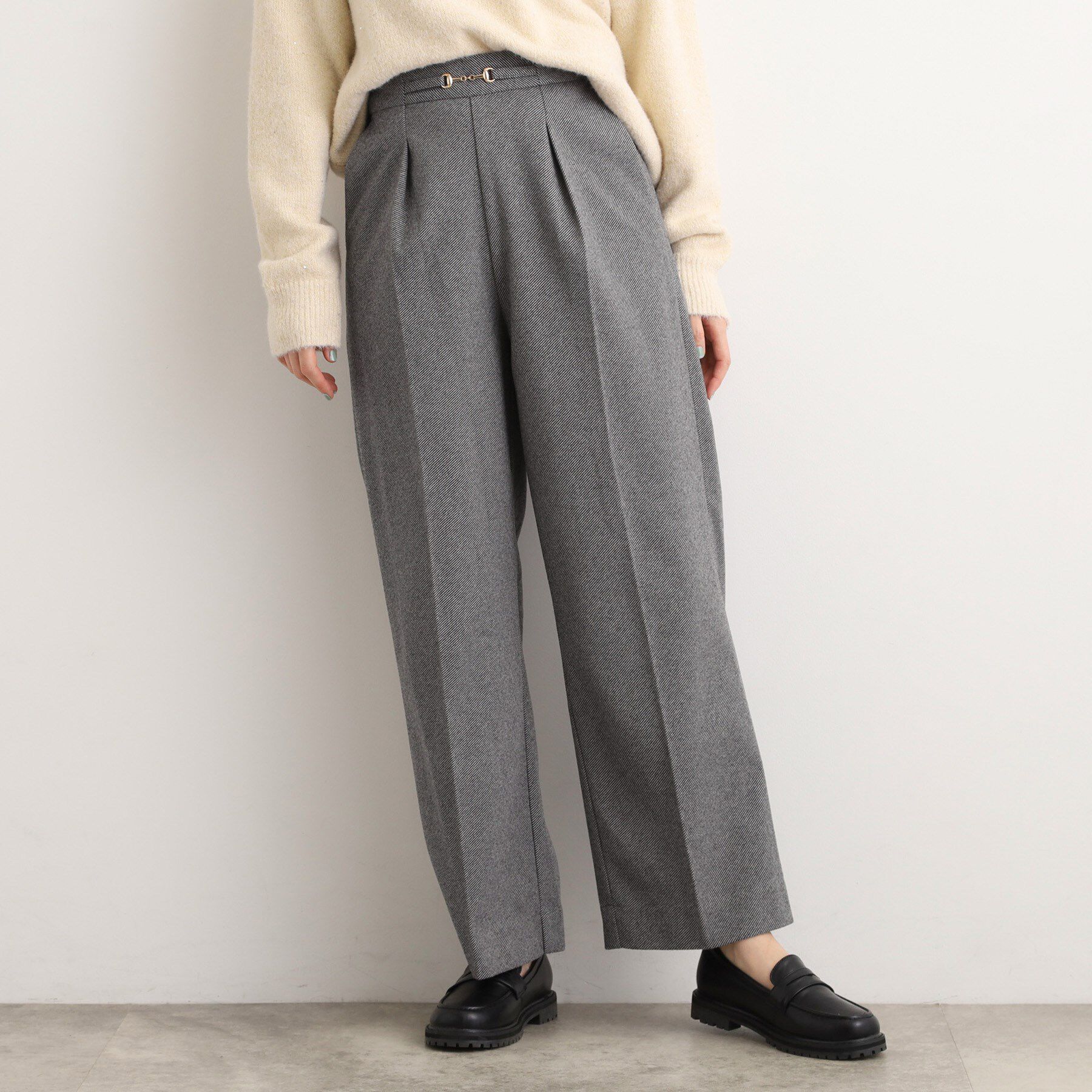 grove「フロントビットカルゼワイドパンツ」|その他|