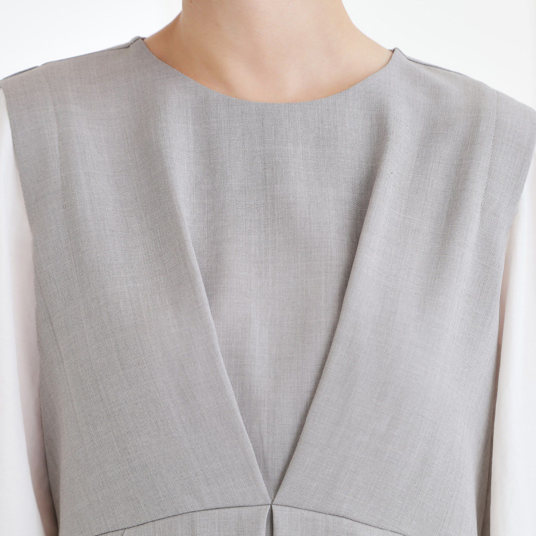 grove「【マシンウォッシュ/防シワ】袖ドッキングペプラムブラウス【着回しカセット】」|シャツ・ブラウス|