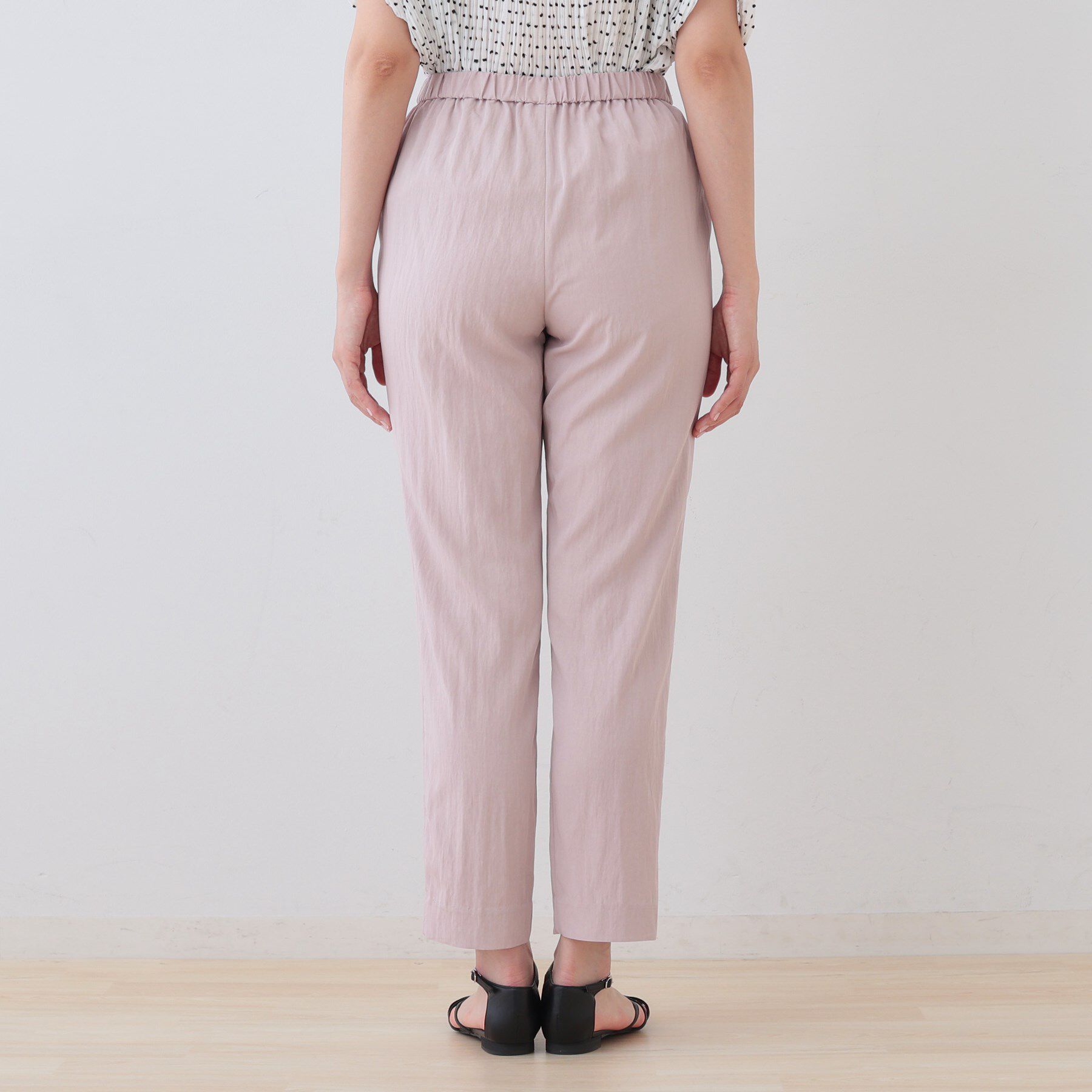 INDIVI「【シワになりにくい】コットンライクテーパードパンツ」|その他|