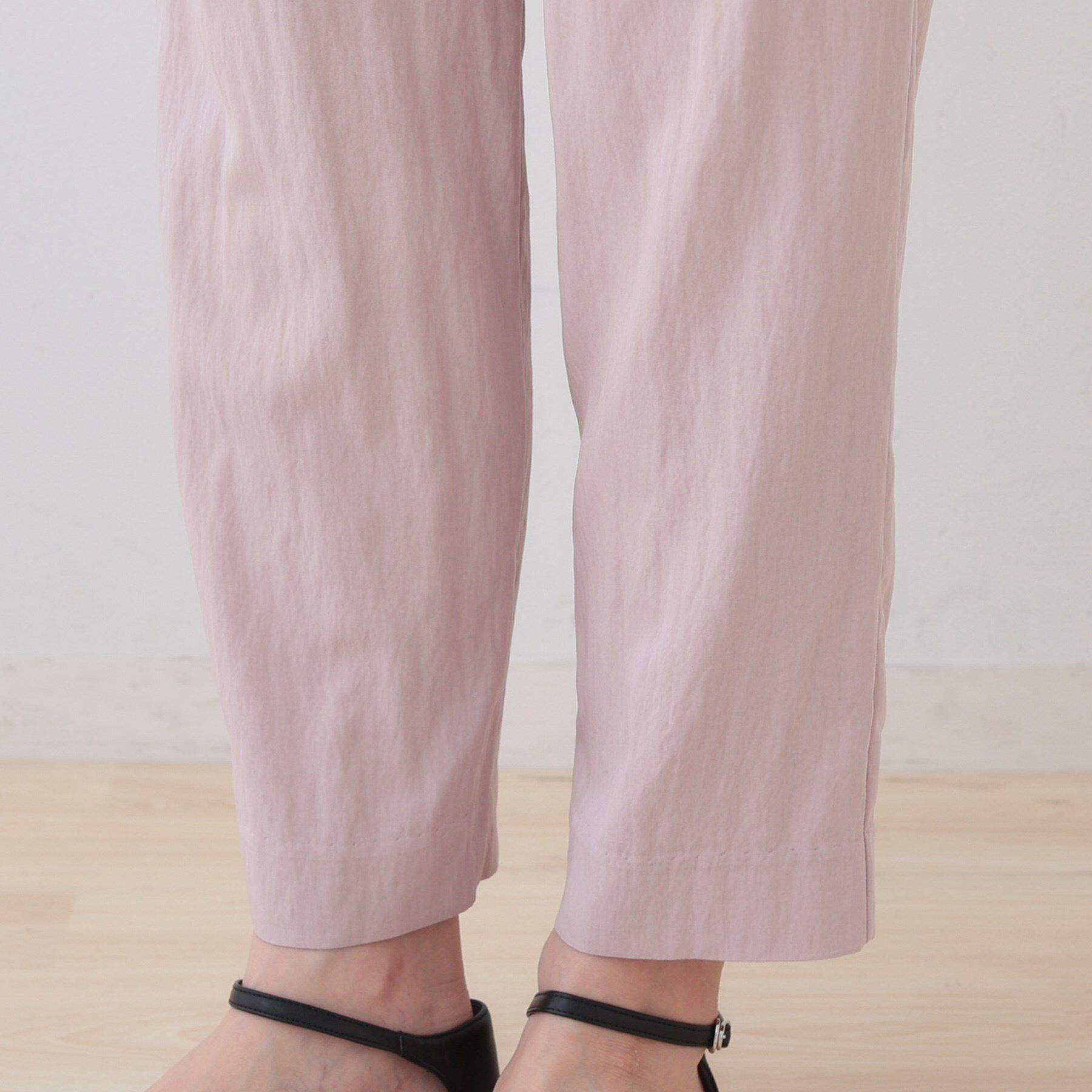 INDIVI「【シワになりにくい】コットンライクテーパードパンツ」|その他|