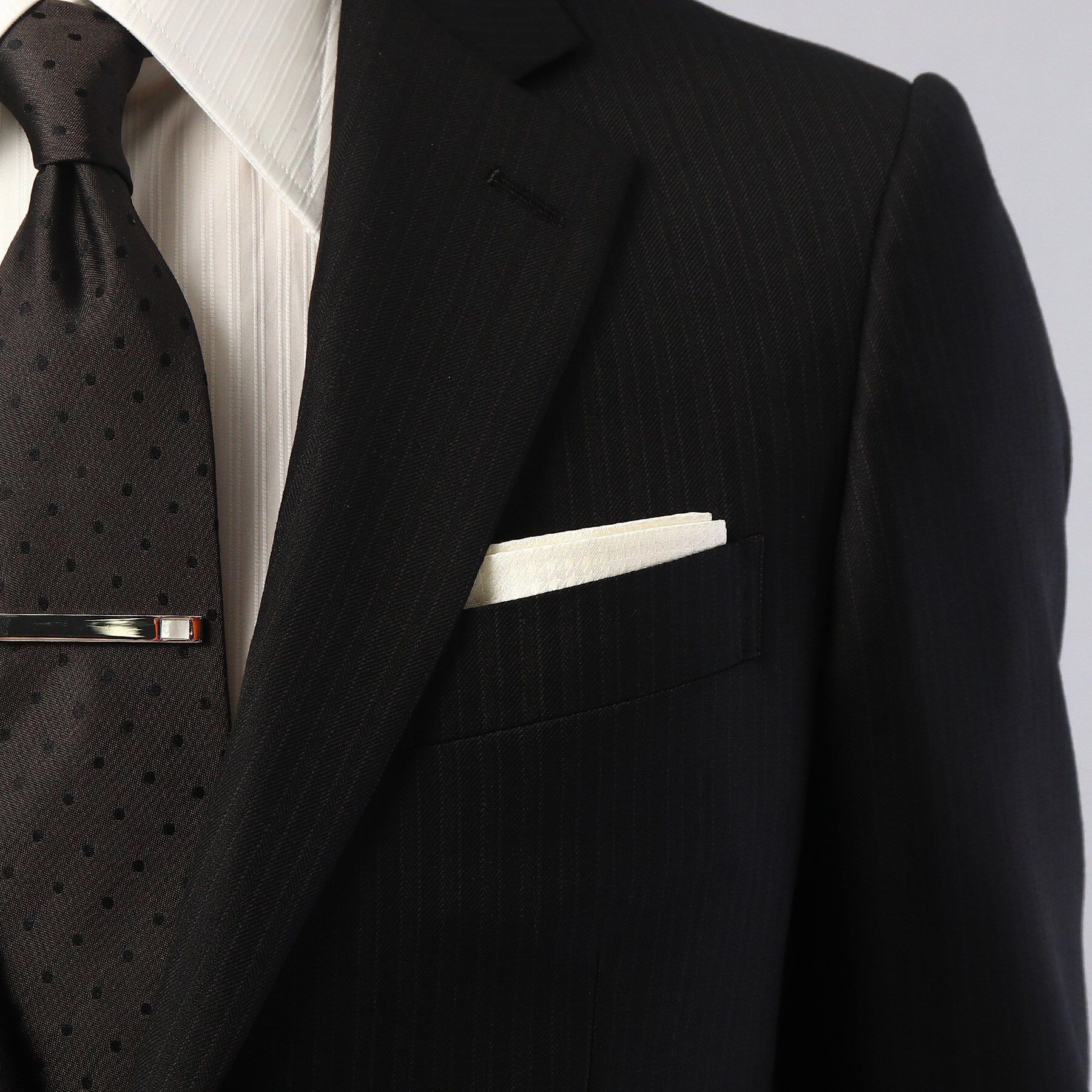 TAKEO KIKUCHI「【ブライダル/フォーマル対応】ネクタイ＆チーフ＆タイバー  BOXセット」|ネクタイ・蝶ネクタイ|