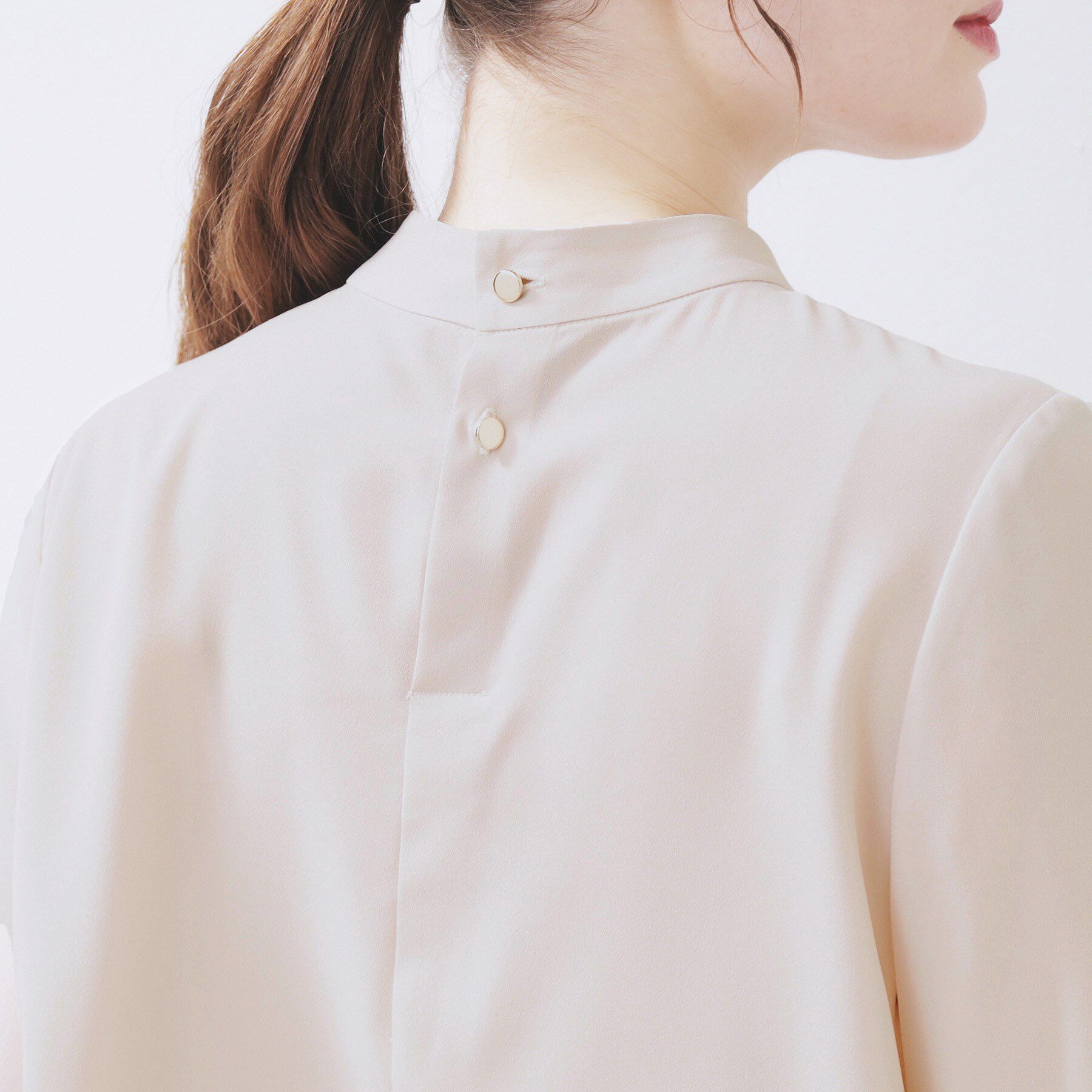 index「ボウタイタックブラウス【洗濯機OK/防シワ】《XS～3L》」|シャツ・ブラウス|