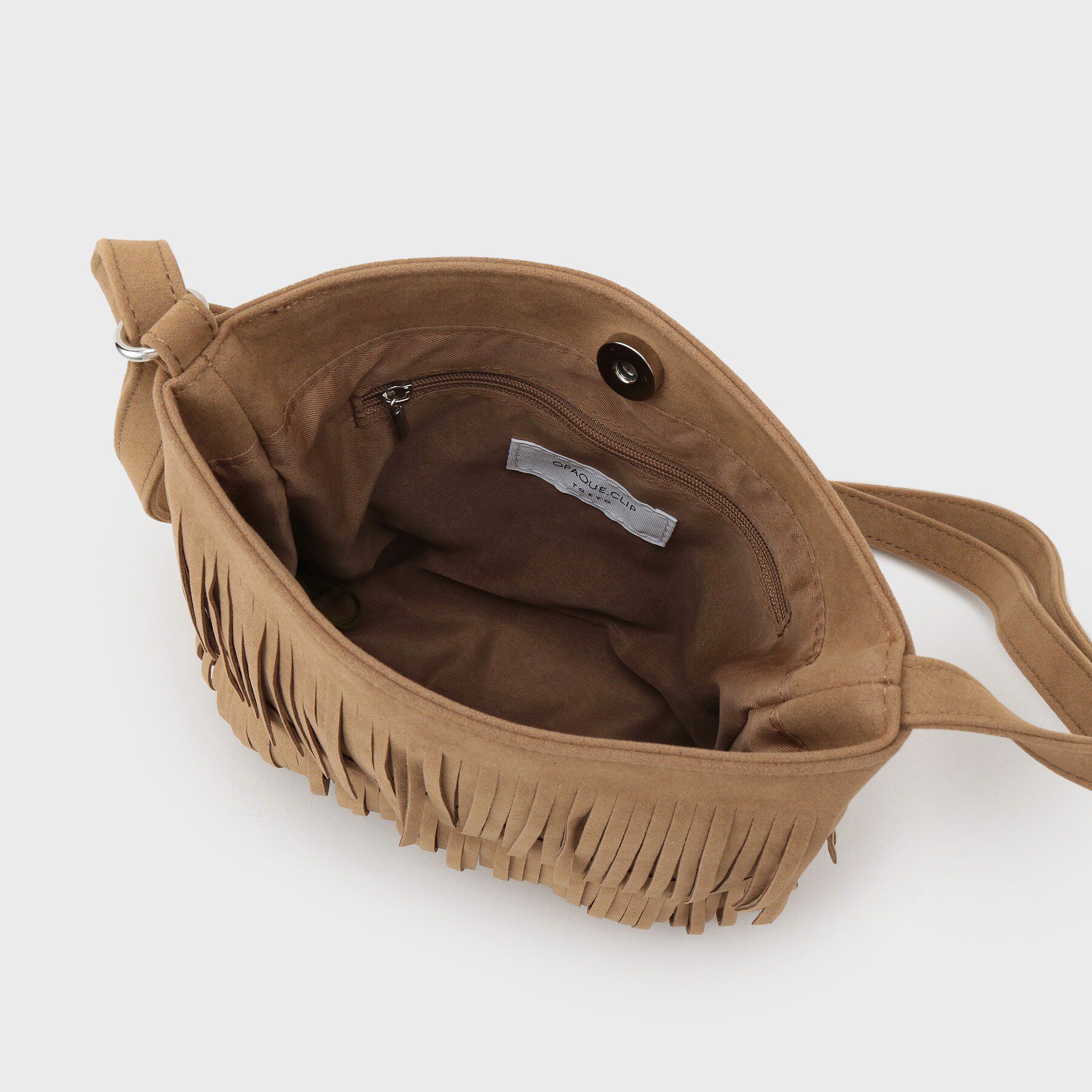 OPAQUE.CLIP「スクエアフリンジショルダーバッグ」|ショルダー・メッセンジャー|