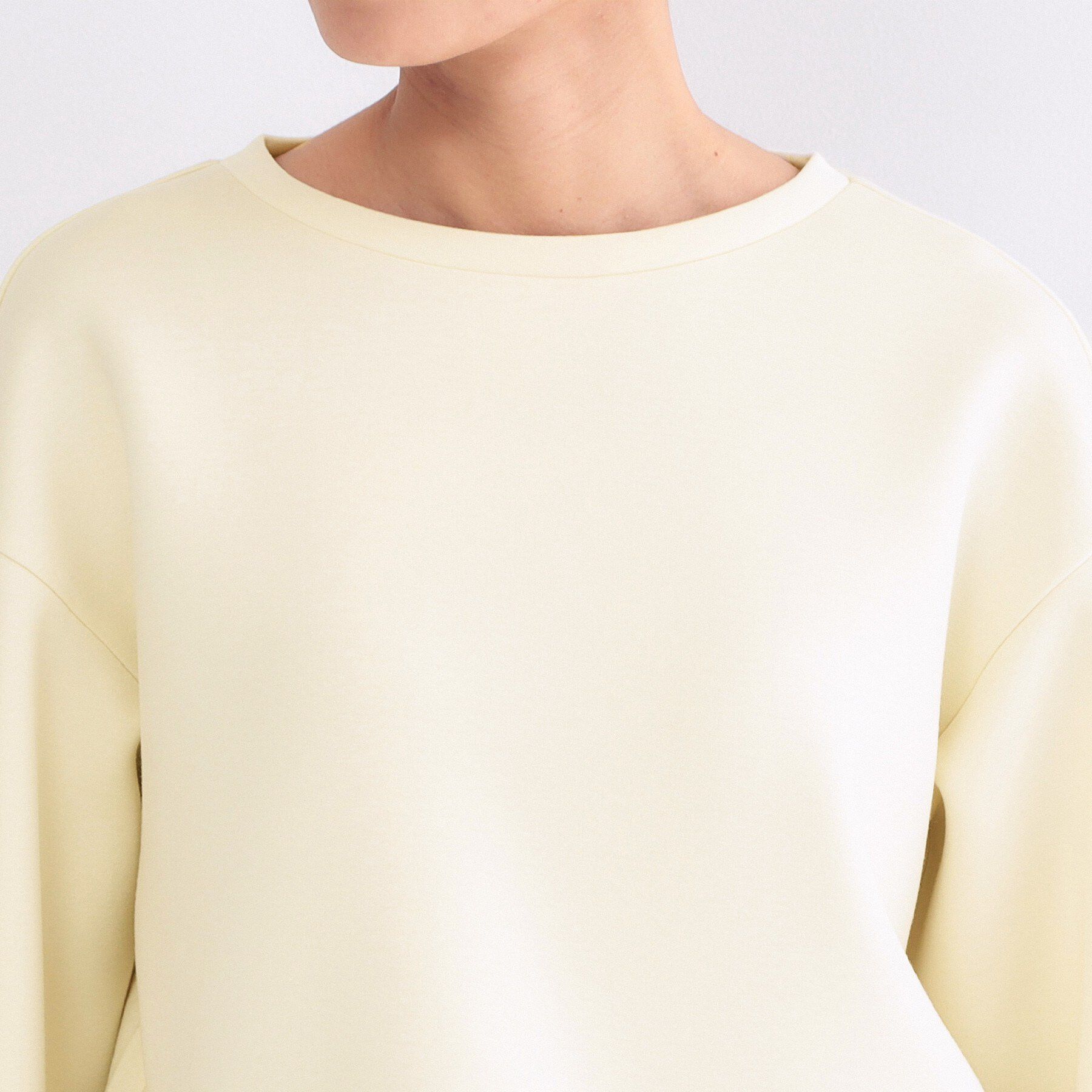 OPAQUE.CLIP「裾フリルドッキングトップス【洗濯機OK】」|Tシャツ・カットソー|