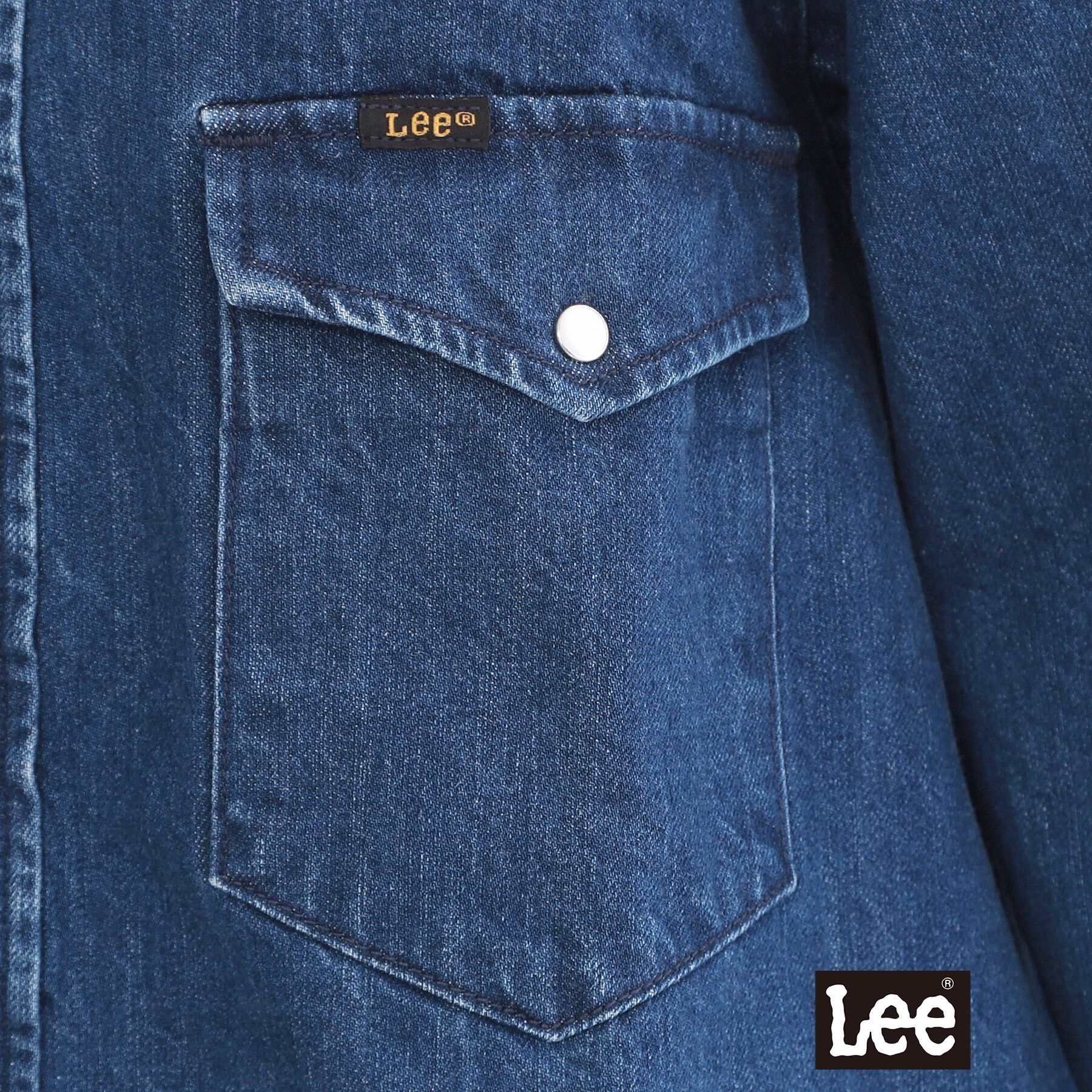 OPAQUE.CLIP「【Lee別注】ウエスタンシャツデニムジャケット【洗濯機OK】」|デニムジャケット|