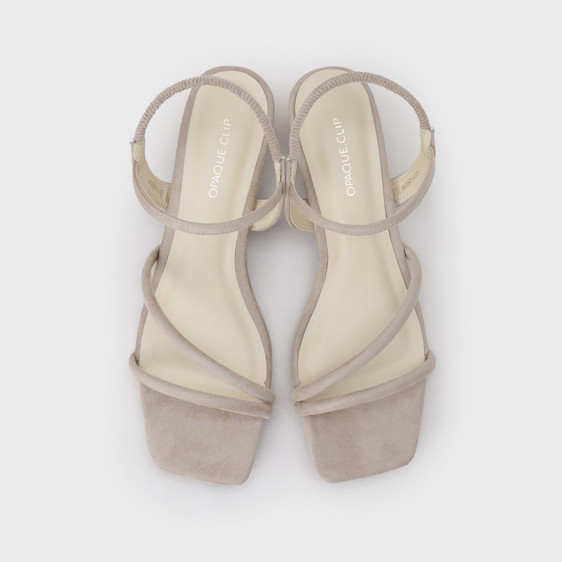 OPAQUE.CLIP「ワンタッチクロスデザインサンダル」|サンダル|